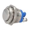 IP67/IK08-klassifisert 16 mm vanntett metalltrykknappbryter med høy hodedesign