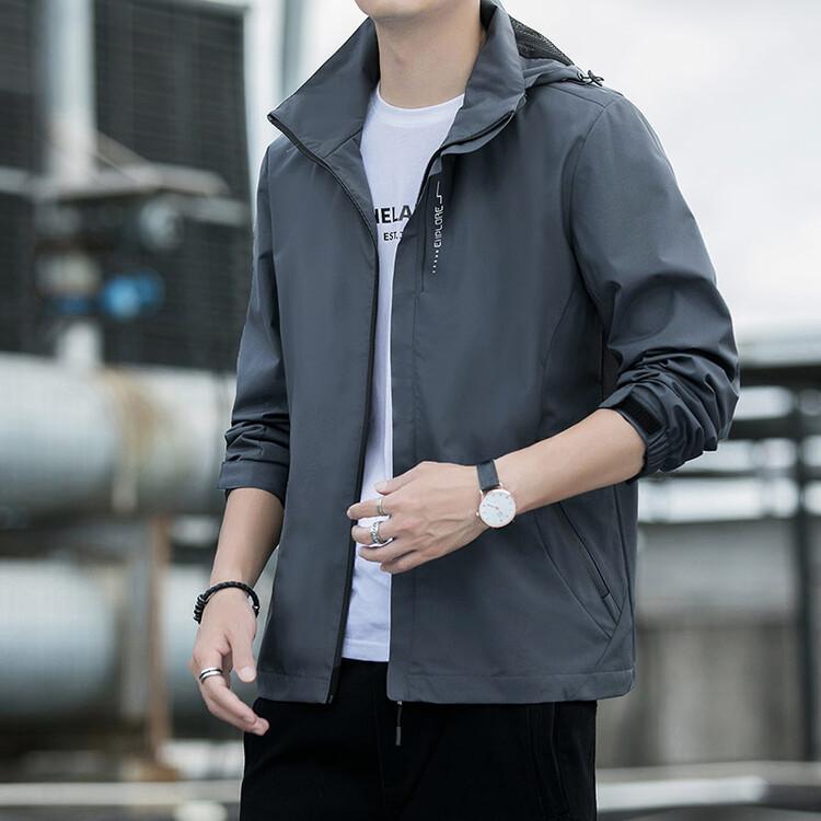 Autumn Coat Middle-Aged & Young Fashion Casual Long Sleeve Jacket Business Men s Coat M