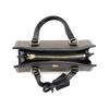 Michael Kors Chantal Classic Logo Pebbled Tote Bag Women Tote Black Brown 32R3G7CC0B-BROWN-BLK