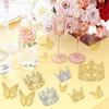 Princess Crown Butterflies Stickers Valentine's Day Gift Decoration Flower Ornament Decor Party Birthday Supplies Accessories