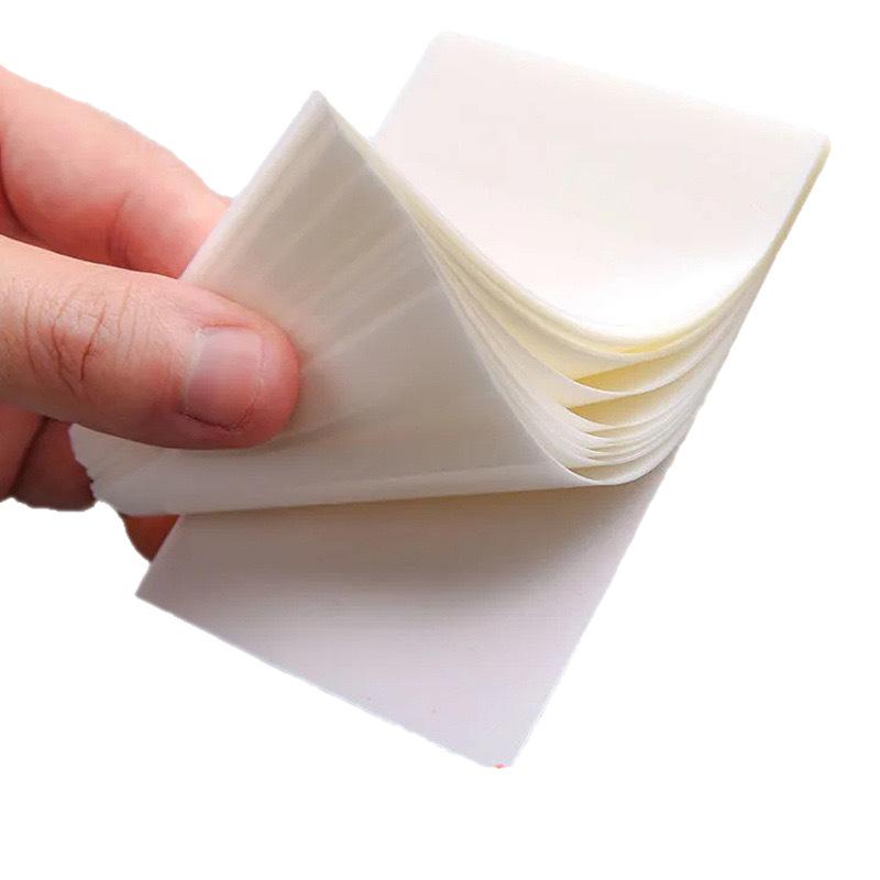 Kawai StationeryTransparent Sticky Note Can Be Peeled Off N Times Simple Paper Ins Student Sticker Strip Office School Supplies