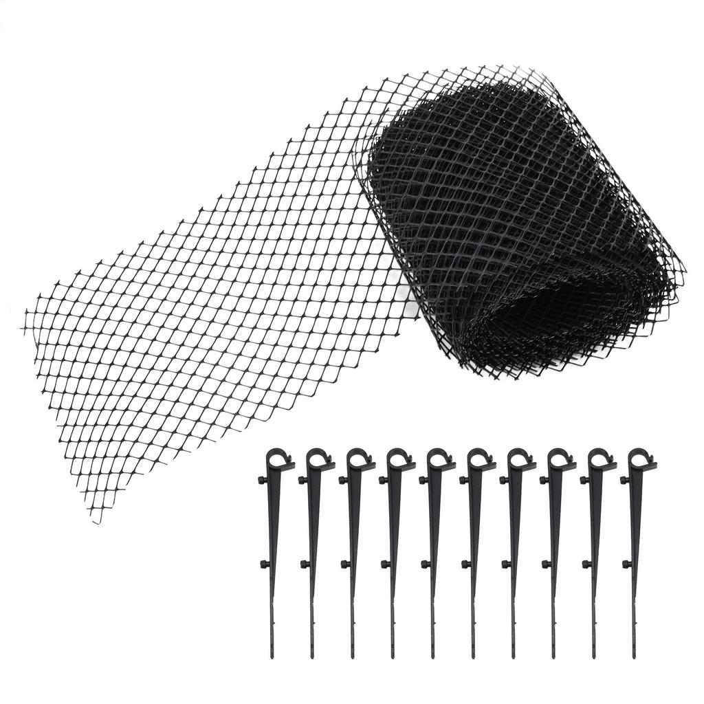 Wiederverwendbarer Kunststoff Dachrinnenablaufschutz Gitter Schutznetz Außenbereich Verstopfungsschutz Laub Schmutz Schutznetz