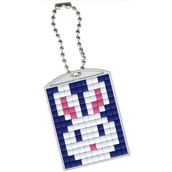 PIXEL Kit créatif porte-clé 4x3cm - Lapin
