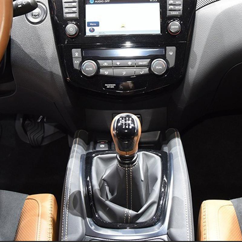 Manual 6 Speed Car Gear Shift Knob Lever Stick Pen Handball For Nissan Qashqai J11 X‑Trail T32 2016 2017