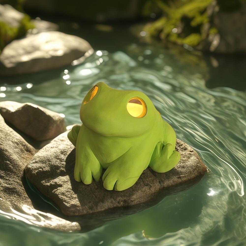 Niedlicher Frosch Kerzenhalter Handgefertigter Teelichthalter Duftkerzen Für Heimtischdeko