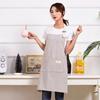 Linen Striped Cotton Apron Household Tasks Breathable Kitchens Apron Dining