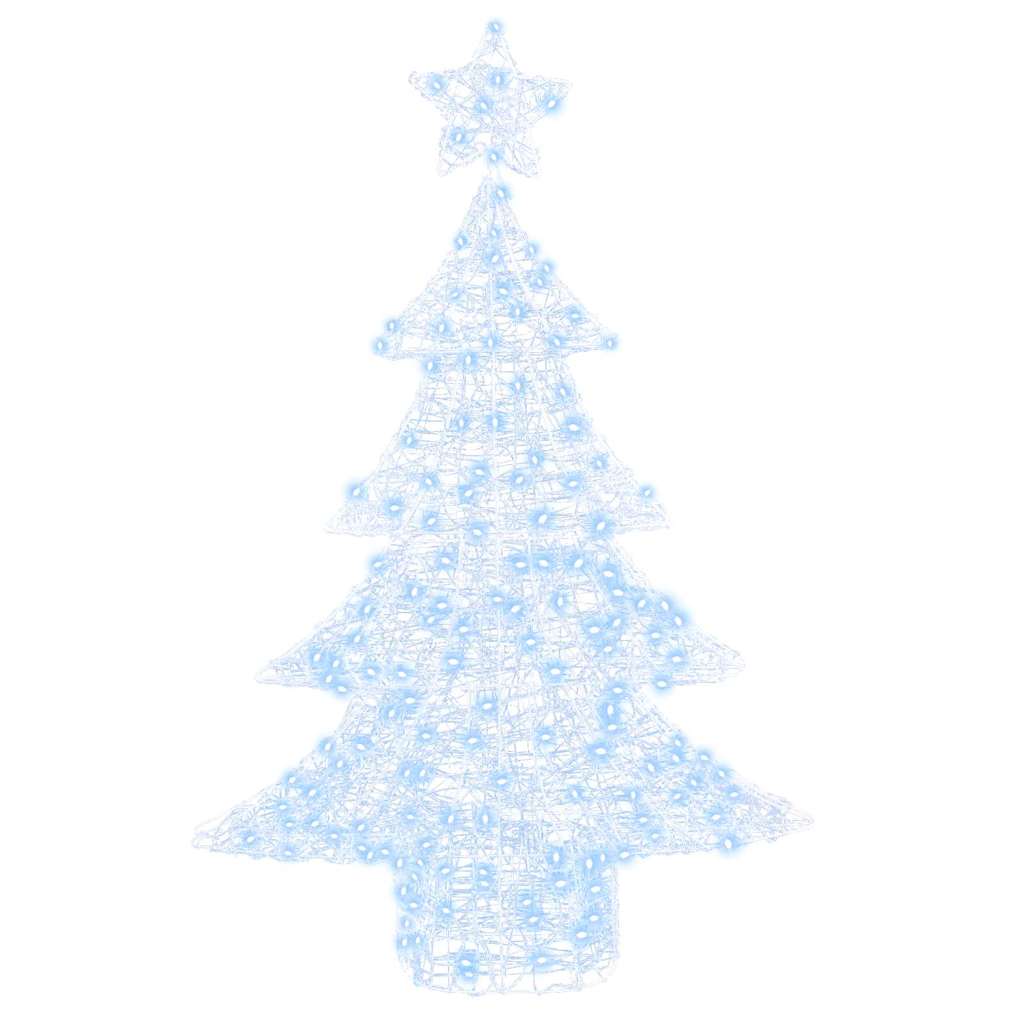 Christmas Tree with 100 Cold White LEDs 120 Cm Acrylic
