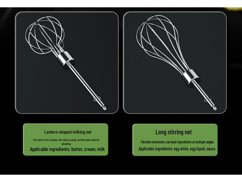 Electric Handheld Egg Beater - Automatic Whisk for Cream and Baking