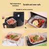Faxilon 18cm Square Aluminum Foil Bowls for Air Fryer