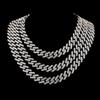 Hip Hop Men Small Diamond Full Diamond Cuban Necklace