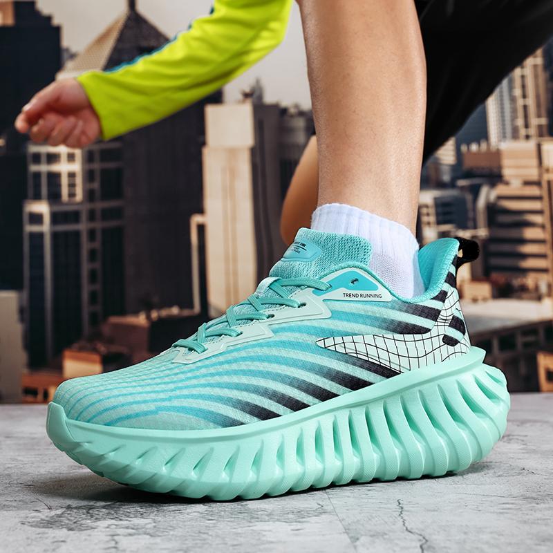 Men's Sports Shoes Fashion Versatile New Casual Four Season Comfortable Thick Sole Fashion Outdoor Running Casual Sports Shoes