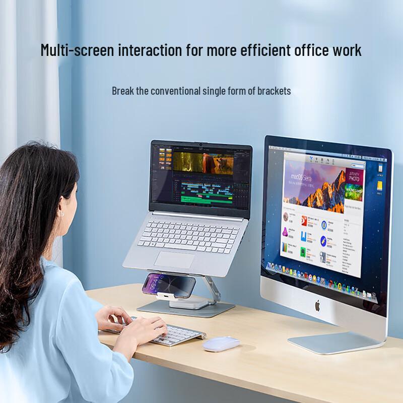 llano 720° Rotating Aluminum Alloy Laptop Stand