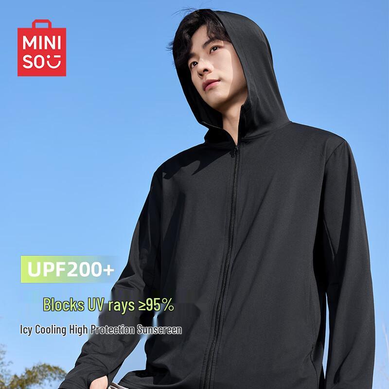 MINISO Men's Cooling Hooded UV Protection Jacket