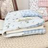 Sweet A6 Handmade Floral Print Jacket Book Cover Portable Ledger Notepad Diary Protective Case Book Storage Hanging Decoration