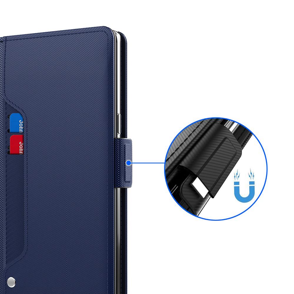 For Xiaomi 15S Pro Case Stand PU Leather Phone Cover Card Holder Mirror