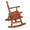 1:12 Miniature Rocking Chair Cute Wood Rocker Furniture Toy   Accessories