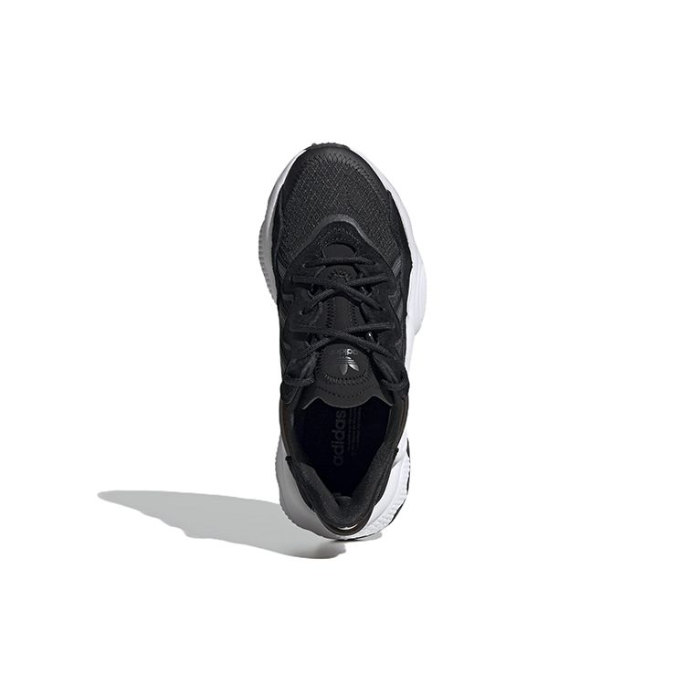 Adidas Originals Ozweego Non-Slip Shock Absorbing Durable Sports Casual Shoes Kids Sneakers Black White FV7533