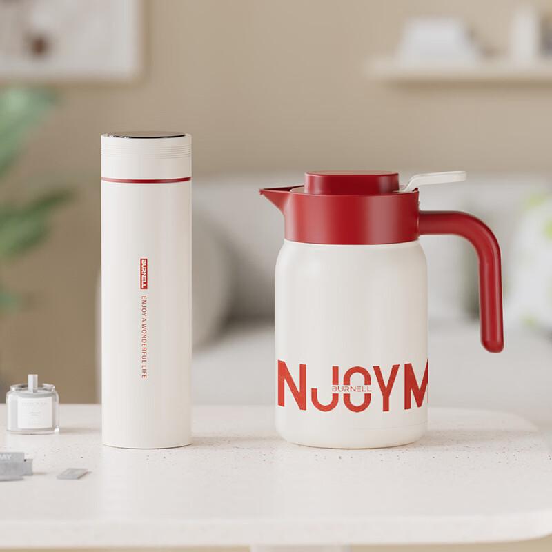 Burnell 1L Stewing Teapot & 480ml Insulated Mug Set