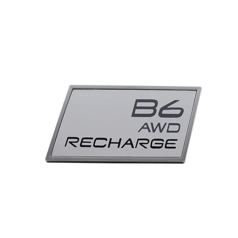 3D Premium B6 B5 T5 T6 T8 AWD RECHARGE für Auto Kotflügel Kofferraum Heckhaube Aufkleber Emblem Plakette
