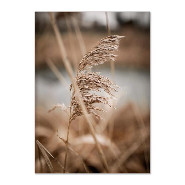 Nordic Landscape Sunrise Sika Deer Wall Art Canvas Painting Nordic Posters and Printed Wall Pictures for Living Room Decor No Frame