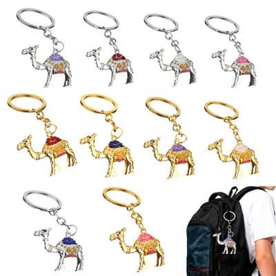 Schlüsselanhänger Anhänger Kamel Anhänger Schlüsselanhänger mit bunter Emaillierung Schlüssel Tasche Rucksack Kompakt Leicht Schlüsselring Zubehör Geschenk