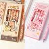 6/12/24 PCS Blue Erasable Neutral Pen ST Pen Tip Cartoon Pen Student Pen