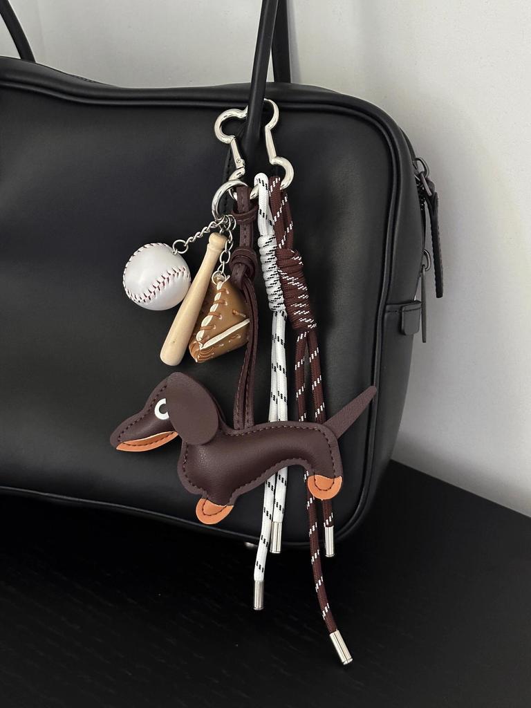 Lye Series Bagel Bag Keychain Pendant & Lanyard Accessory