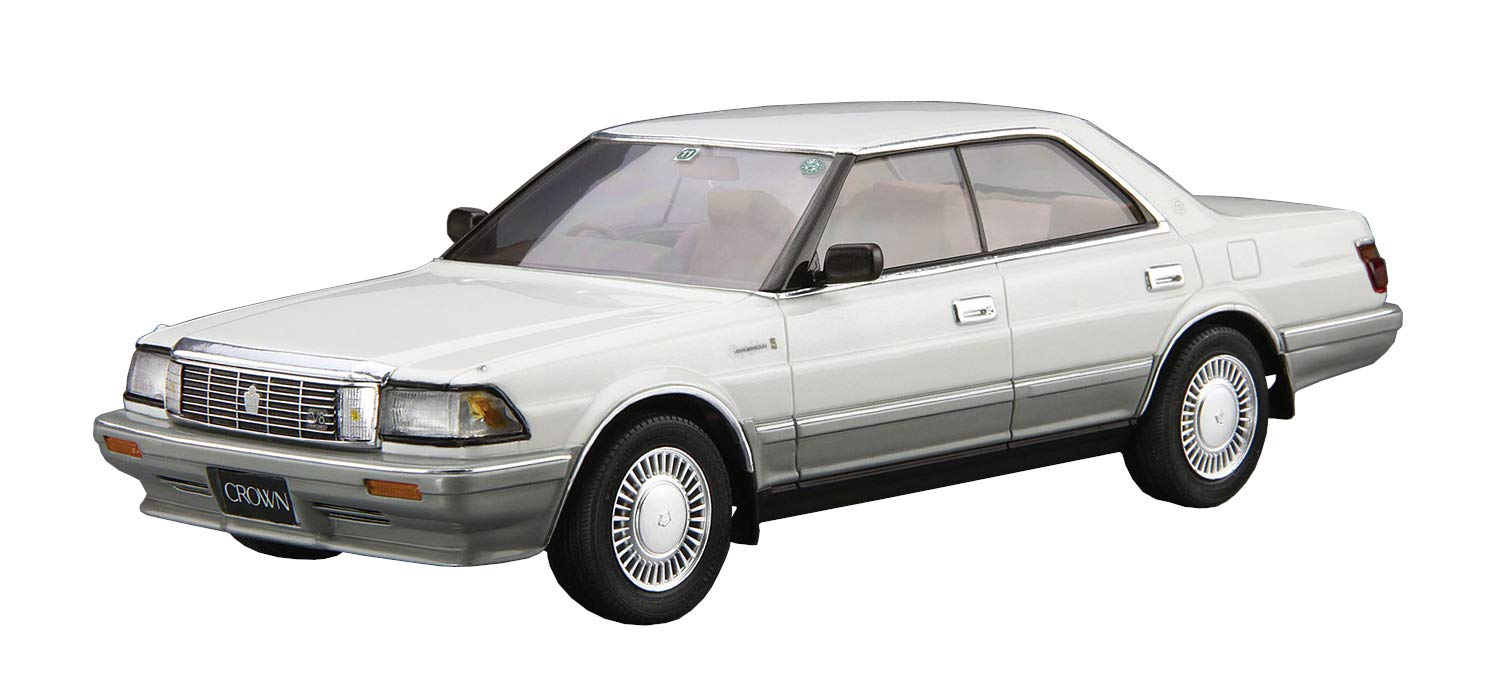 

Aoshima Bunka Kyozaisha 124 The Model Car Series No.87 Toyota UZS131 Crown Royal Saloon G 1989 Пластикова модель