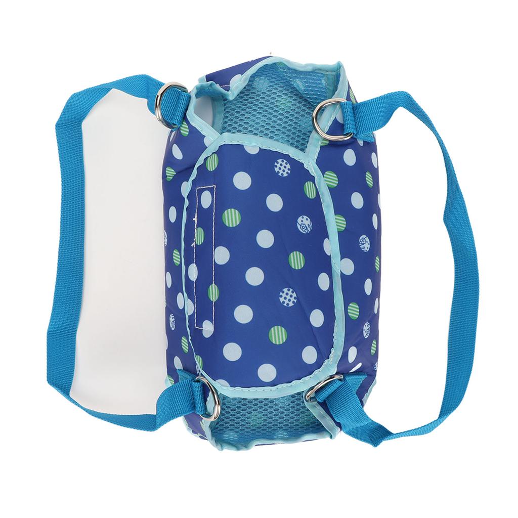 Dog Lift Harness Support Breathable Washable Portable Dog Sling Harness with Dual Lumbar Strips for Small Dogs M Blue