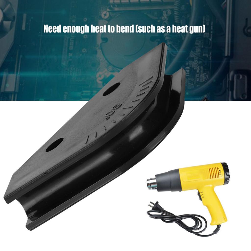 3Pcs 12mm OD 45   90   180 Degree Acrylic Hard Rigid Tube Bender Mould Tool Kit