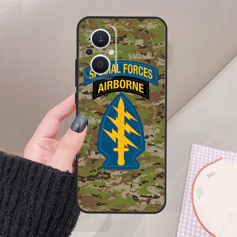 

Special Forces Airborne Funda For OPPO Reno 14 10 11 12 13 Pro 12F 11F 13F 14F 7 8 Lite OPPO Find X9 X8 X6 Pro Case OPPO Reno12 Pro