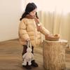 LUSON Okids Girls' Mid-Length Thickened Duck Down Jacket