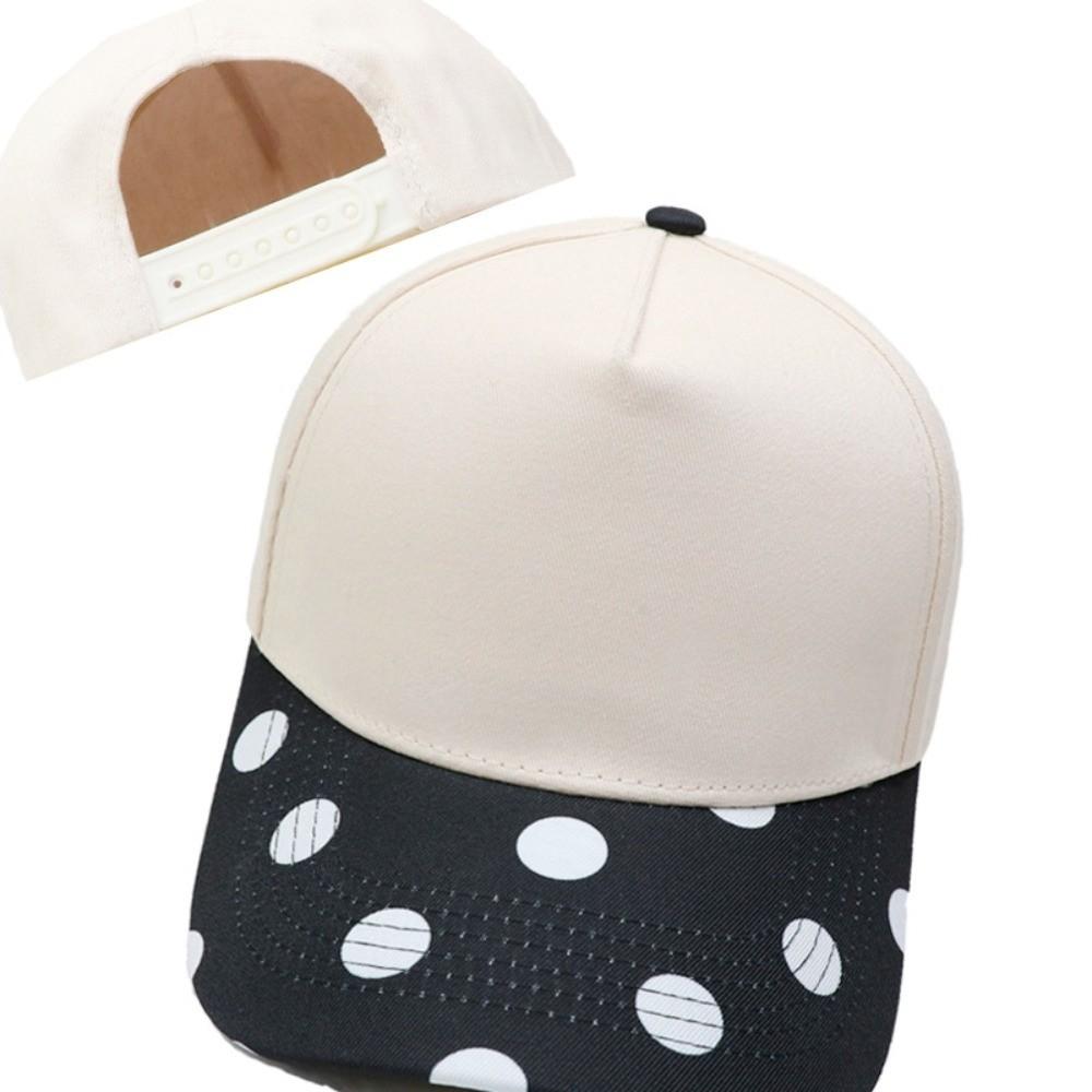 Striped Baseball Hats Polka Dot Sunscreen Hat New Trucker Hat Casual Wear