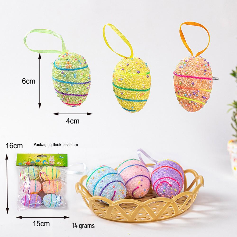 W magazynie: Kolorowe Piankowe Jajka Wielkanocne 3x4cm do Świątecznej Dekoracji