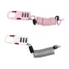 Zinc Aluminum Zinc Zinc Alloy Bicycle Rope Lock Three Digit Password Bicycle Safety Rope Lock  Outdoor