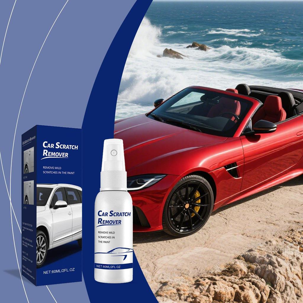 Car Scratch Repair Spray 60ml Long-Lasting Exterior Detailing Polishing Auto Coating Spray Scratch Remover For Automotive Paint