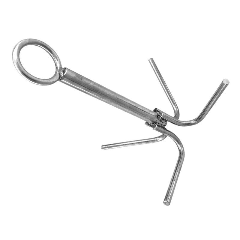 Multifunctional 4 Claw Grappling Hook Stainless Steel Rustproof Boat Anchor For Outdoor Adventures