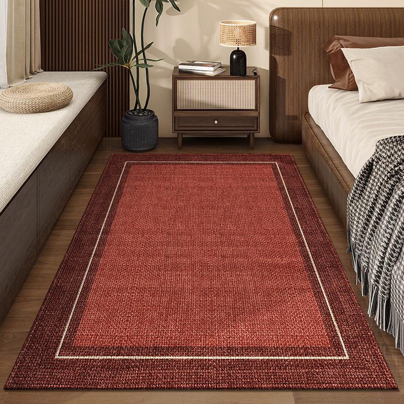 Bedroom Carpet Easy To Maintain Chinese Classical Style Dirt Resistant Carpet Household Bedside Carpet