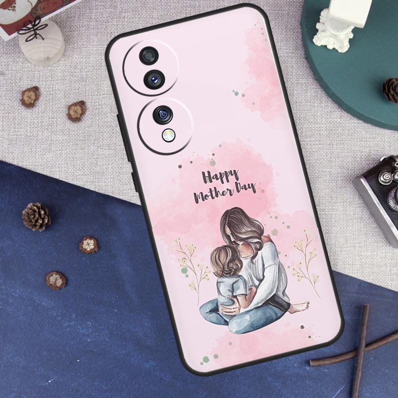 Super Mom Love Kid Case For Honor Magic 8 Pro 6 5 7 Lite Cover For Honor 200 400 90 70 50 X8a X8b X9a X9b X9c