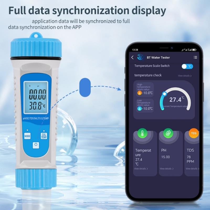 Wireless Digital Water Quality Monitoring Pen for Various Environment Accurate Online Detection Analysis Easy Field Use