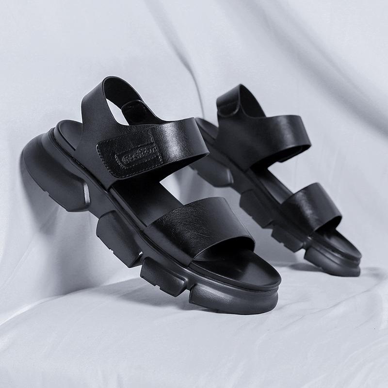 Handmade Ultra-light Men Sandals Leisure Beach Holiday Shoes Outdoor Male Retro Summer Flats Comfortable Casual Sandals Open-toe