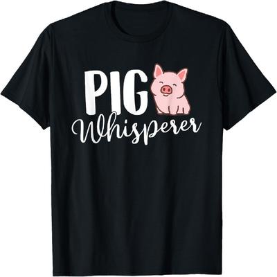 Pig Whisperer - Pig Lover Pig Farming Piglet Farmer Farm T-Shirt