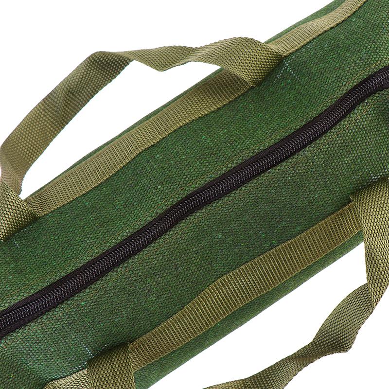 Durable Thicker Canvas Tool Pouch For Electrical Tool Storage Organizer