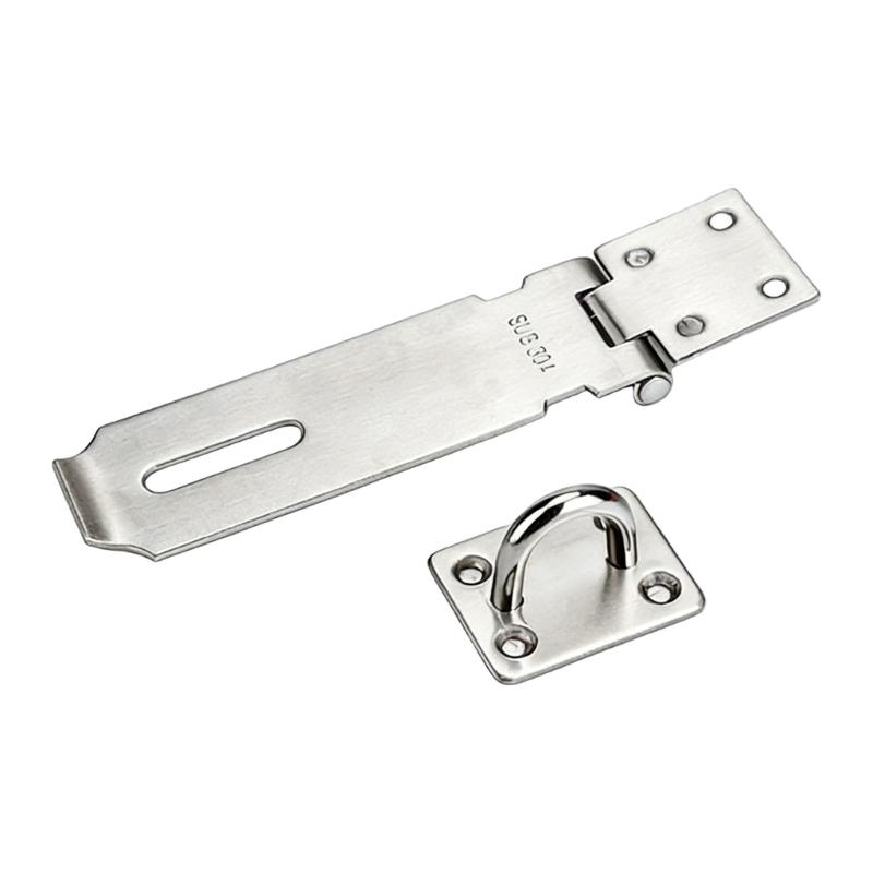 Anti Theft Hasp Staple Shed Latches With High Security Rusts Resistance Door Lock Padlock Clasp Furniture Accessories