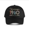 Vintage  Classic Text Art Baseball Cap For Womens Unisex FeUnisex Snapback Cap