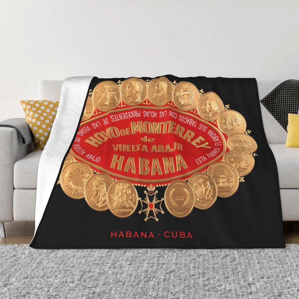 NEW Hoyo De Monterrey Blankets and Throws Super Soft Thermal Indoor Outdoor Blanket for Living Room Bedroom Travel 30x40in