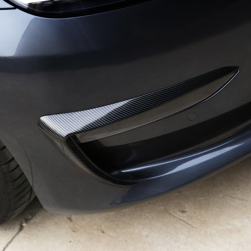 Futhope Air Knife Fog Lamp Eyebrow Wind Knife Protection For Tesla Model 3 Y 2018-2023 Modification Automobile Repacking