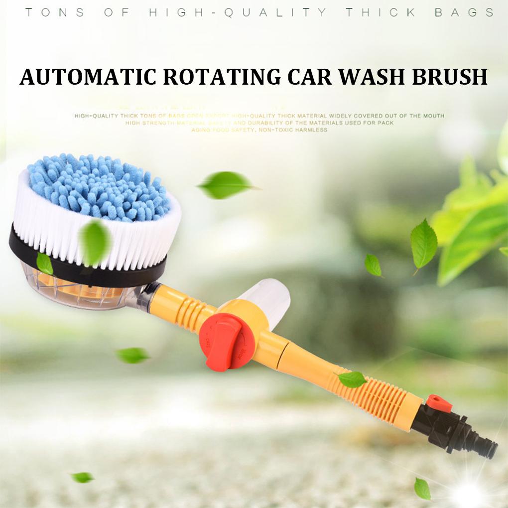Car Wash Brush Spray Window Cleaners Long Handle Automatic Auto Brushes