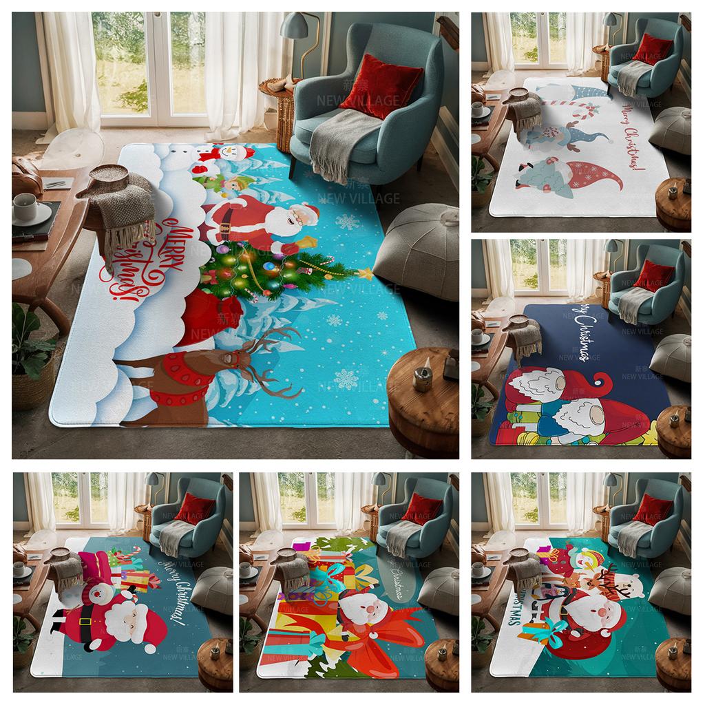 Koberec ke vchodu do domu Rohožka ke dveřím do domu Obývací pokoj Vana Koupelna Protiskluzové koberce s absorpcí vody vana Veselé Vánoce zima