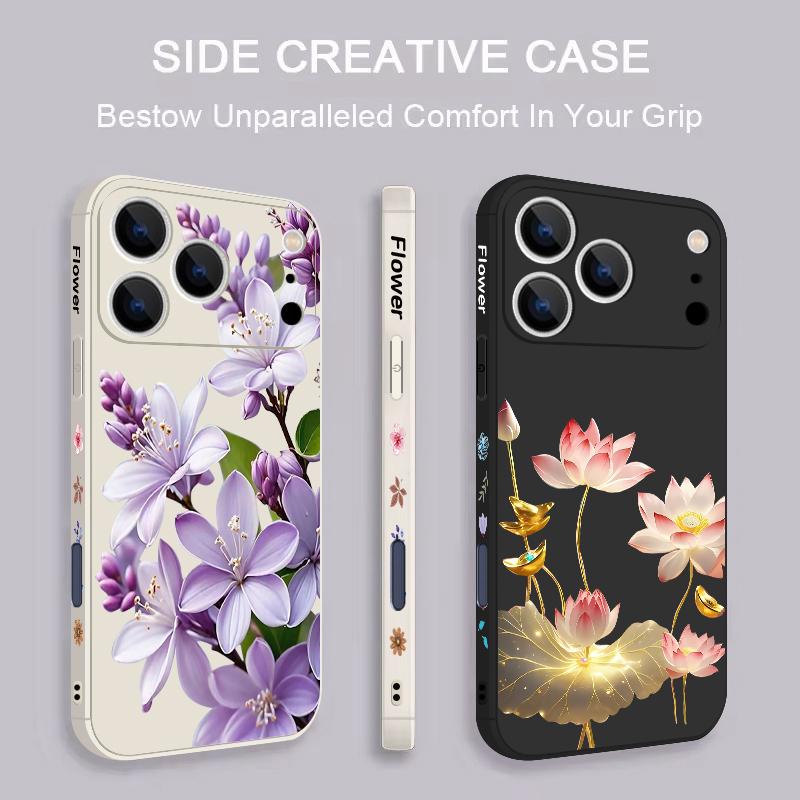 Für iPhone 17 Pro Max Hülle INS Buntes Blumenmuster Magnetisch Für Magsafe Weiche Hülle Für iPhone 16 15 14 13 Pro Max 17E 16E